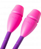 Булавы для художественной гимнастики Exam, 44 см, фиолетовый/розовый