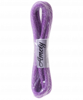 Скакалка для художественной гимнастики RGJ-304, 3м, сиреневый/серебряный, с люрексом