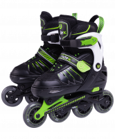 Ролики раздвижные Eagle Green, алюминиевая рама