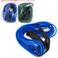 Эспандер лыжника ПРОФИ удлиненный, арт.SA0034, 4 жгута  диам.8мм, шир.лямки для захвата, разл.цвета