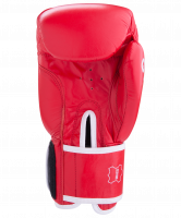 Перчатки боксерские GYM BGG-2018, 12oz, кожа, красные