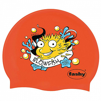 Шапочка для плавания детская  "FASHY Silicone Cap Printed",арт.3047-00-93,силикон, принт "рыба-игла", красн Шапочка для плавания детская  "FASHY Silicone Cap Printed",арт.3047-00-93,силикон, принт "рыба-игла", красн
