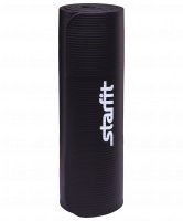 Коврик для йоги FM-301, NBR, 183x58x1,5 см, черный