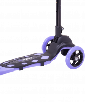 Самокат 3-колесный Robin 3D 120/90 мм, фиолетовый