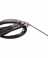 Скакалка RP-301 скоростная с металлическими ручками, черный