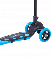 Самокат 3-колесный Robin 3D 120/90 мм, голубой