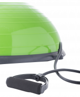 Полусфера "BOSU" GB-501 с эспандерами, с насосом, зеленый