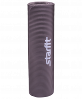 Коврик для йоги FM-301, NBR, 183x58x1,0 см, серый