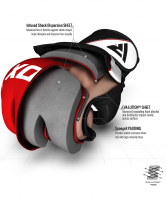 Перчатки для MMA GGR-F12R, красный