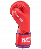 Перчатки боксерские Knockout BGK-2266, 14 oz, к/з, красный