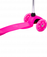 Самокат 3-колесный Zippy 2.0 3D 120/80 мм, розовый