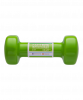 Гантель виниловая DB-101 2 кг, зеленая