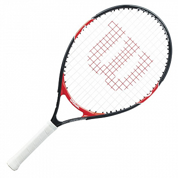 Ракетка для большого тенниса  Wilson Roger Federer 23 Gr0000,арт.WRT200700,для 7-8 лет, для любит, со струн, черн-крас