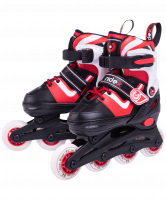 Ролики раздвижные Joker Red, пластиковая рама