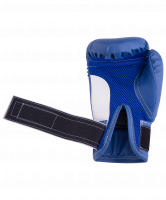 Перчатки боксерские детские, 4oz, к/з, синий