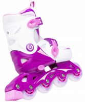 Ролики раздвижные Cricket Purple, пластиковая рама