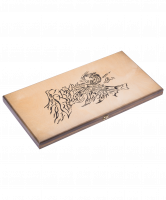 Нарды средние "Бухарские" с деревянными шашками, сувенирные