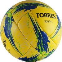 Мяч футбольный "TORRES Exito" арт.F32065, р.5, 16 панелей. PU, руч. сшивка,  жёлтый