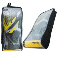 Перчатки вратарские  "TORRES Pro" арт. FG0519710, р.10, 4 мм латекс, удл.манж., черно-желто-серебристый