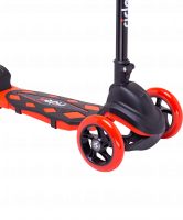 Самокат 3-колесный Robin 3D 120/90 мм, красный