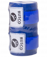 Бинт боксерский, 4,5 м, хлопок, синий