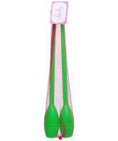 Булавы для художественной гимнастики AC-01, 35 см, салатовый