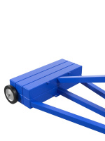 Стойка волейбольная МОБИЛЬНАЯ без противовесов, с механическим натяжением, на колесах