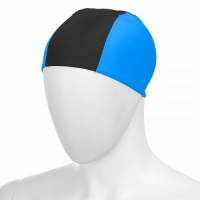 Шапочка для плав. "FASHY Fabric Cap", арт.3242-00-59, полиамид/эластан, 3 панели, бирюзово-черный Шапочка для плав. "FASHY Fabric Cap", арт.3242-00-59, полиамид/эластан, 3 панели, бирюзово-черный