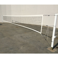 Сетка волейбольная  проф."EL LEON DE ORO", арт.14443035002, черн., 9.5х1м, нить 4мм ПП, стальной трос, черн.