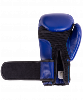 Перчатки боксерские SILVER BGS-2039, 14oz, к/з, синий