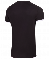 Футболка волейбольная JVT-1030-061, черный/белый, детская