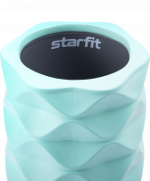 Ролик массажный FA-507, 32,5x12,5 cм, низкая жесткость, мятный/серый