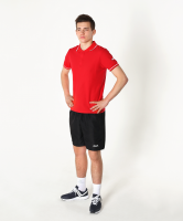 Поло JPP-5101-021, красный/белый