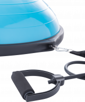 Полусфера "BOSU" GB-502 PRO с эспандерами, с насосом, синий