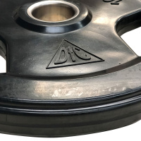 Диск обрезиненный DFC, чёрный, 51 мм, 1,25кг