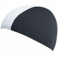 Шапочка для плавания  "FASHY Shot Shape Polyester", арт.3241-22, полиэстер, 3 панели, бело-черный Шапочка для плавания  "FASHY Shot Shape Polyester", арт.3241-22, полиэстер, 3 панели, бело-черный