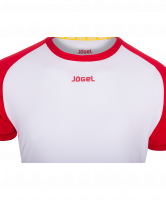 Футболка футбольная JFT-1011-012, белый/красный, детская