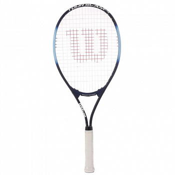Ракетка б/т Wilson Tour Slam Lite Gr3, арт.WRT30210U3,для любит, алюминий, со струнами, сине-голубая