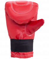 Перчатки снарядные, кожзам, красно-сине-черный