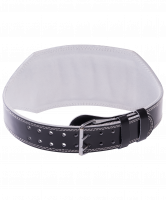 Пояс атлетический SU-303 6 дюймов, кожа, черный