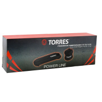 Утяжелители универсальные"TORRES 3 кг" арт.PL110183, эрг. форма,неопрен, металл. песок, черный